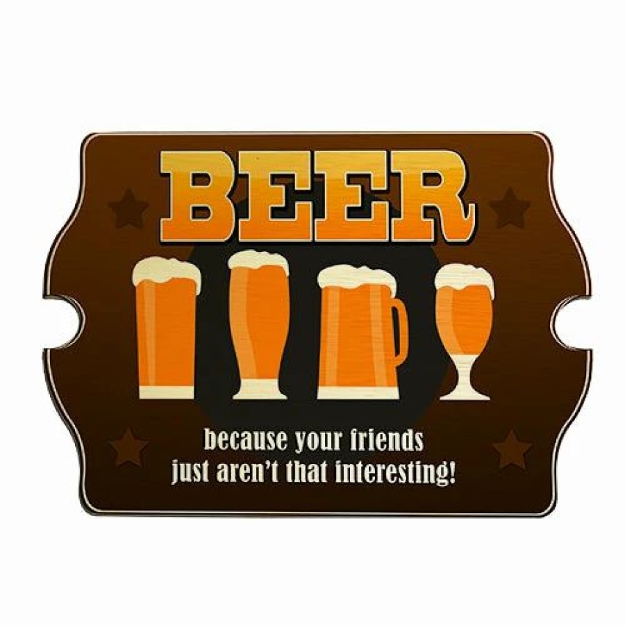 * Buy Barman Beer Wood Bar Sign Tavern-Shaped | Bar Signs