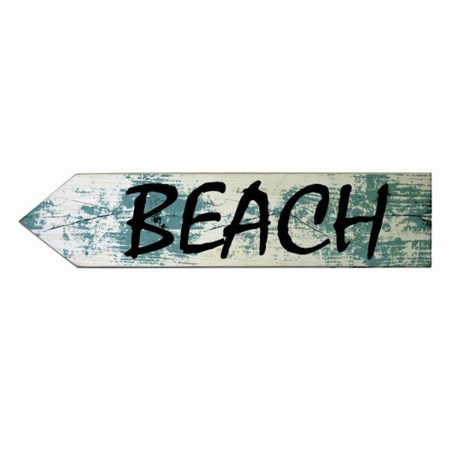 * Brand New Barman Beach Wood Arrow Sign | Bar Signs