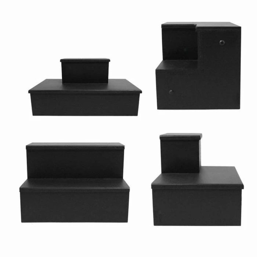 * Buy Barman Wooden Liquor Shelves 2 Tier Black | Liquor Bottle Shelves