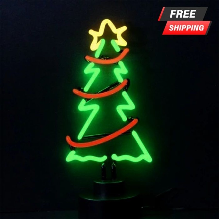 * New Barman Christmas Tree Neon Sign | Bar Signs