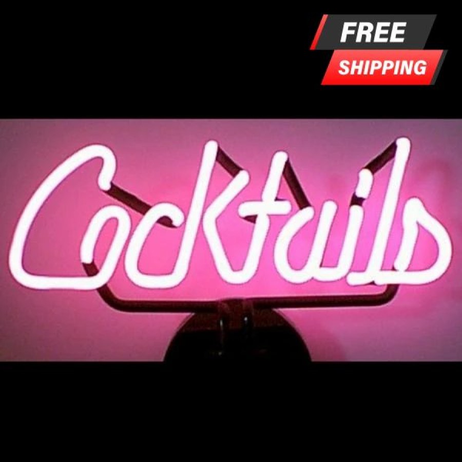 * Promo Barman Cocktails Neon Sculpture | Bar Signs