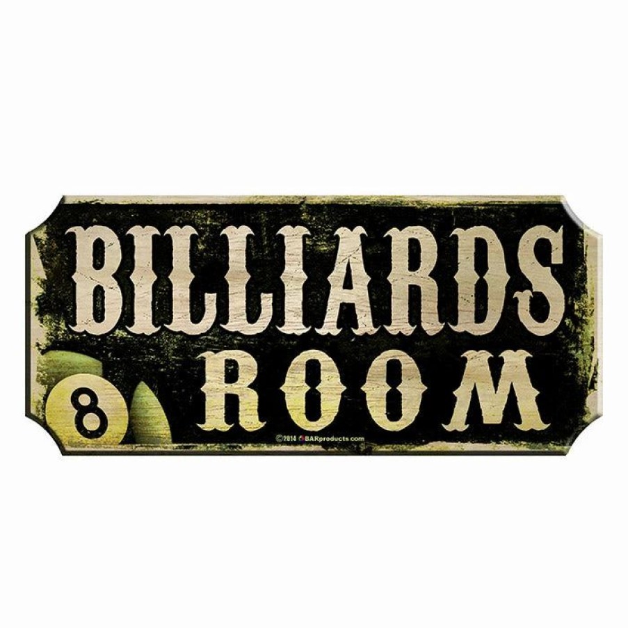 * New Barman Wood Plaque Kolorcoat Bar Sign Billiards Room | Bar Signs