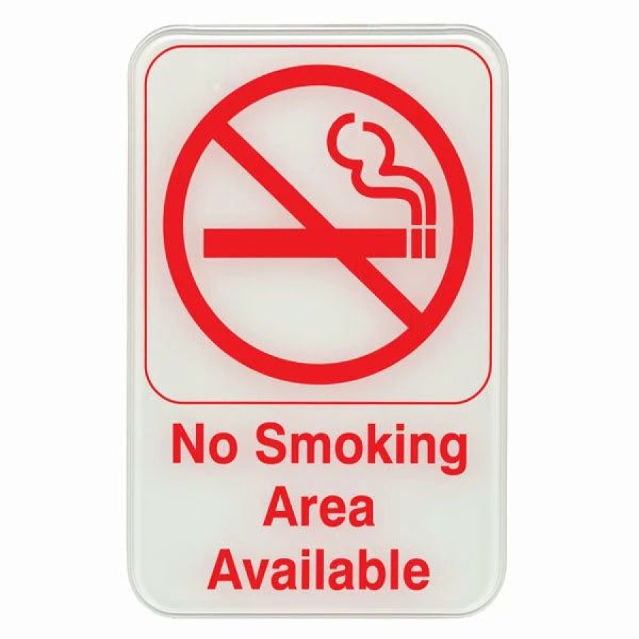 * New Barman "No Smoking Area Available" Sign 6 X 9 | Bar Signs