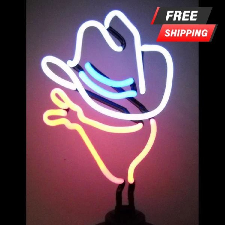 * Best Pirce Barman Cowboy Neon Sculpture | Bar Signs