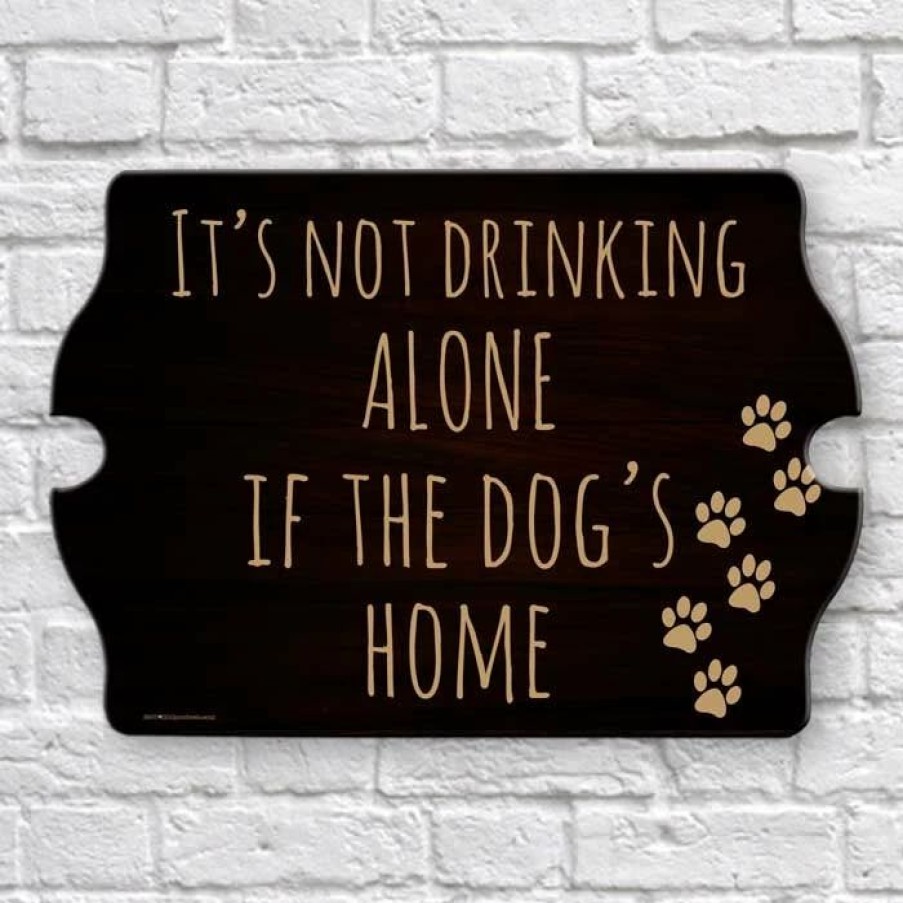 * Best Pirce Barman It'S Not Drinking Alone Tavern Shaped Wood Sign | Bar Signs