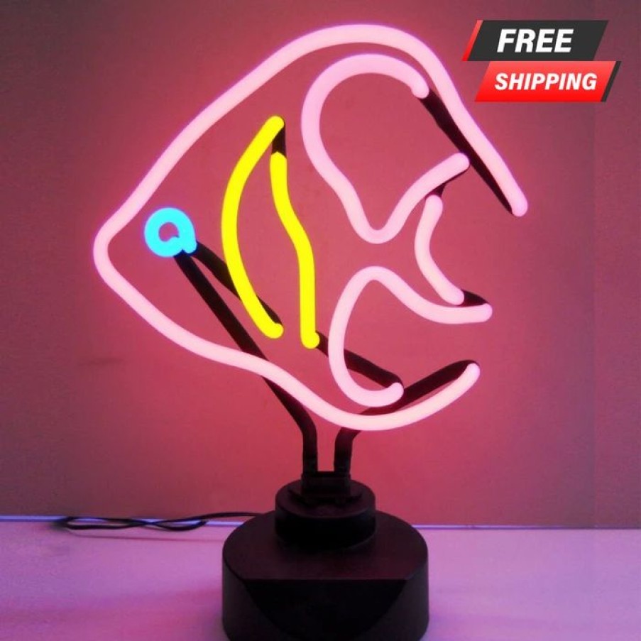 * Deals Barman Angel Fish Neon Sign | Bar Signs