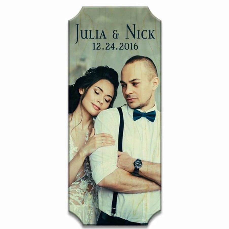 * Wholesale Barman Upload Your Photo Personalized Wood Plaque Sign 5.5 X 11 | Bar Signs