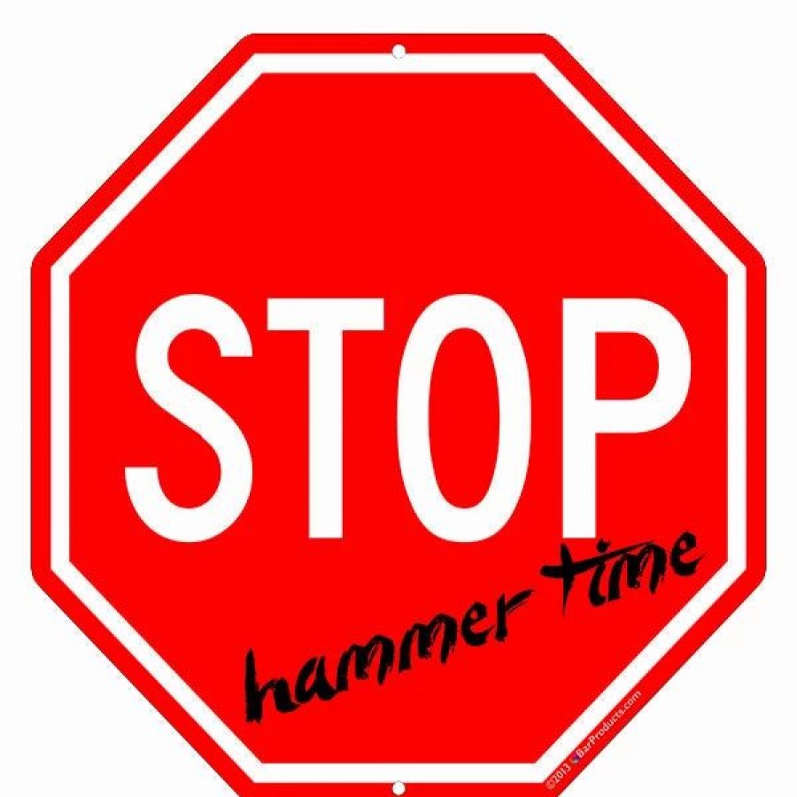 * Discount Barman Funny Stop Signs Kolorcoat Metal Bar Signs | Bar Signs