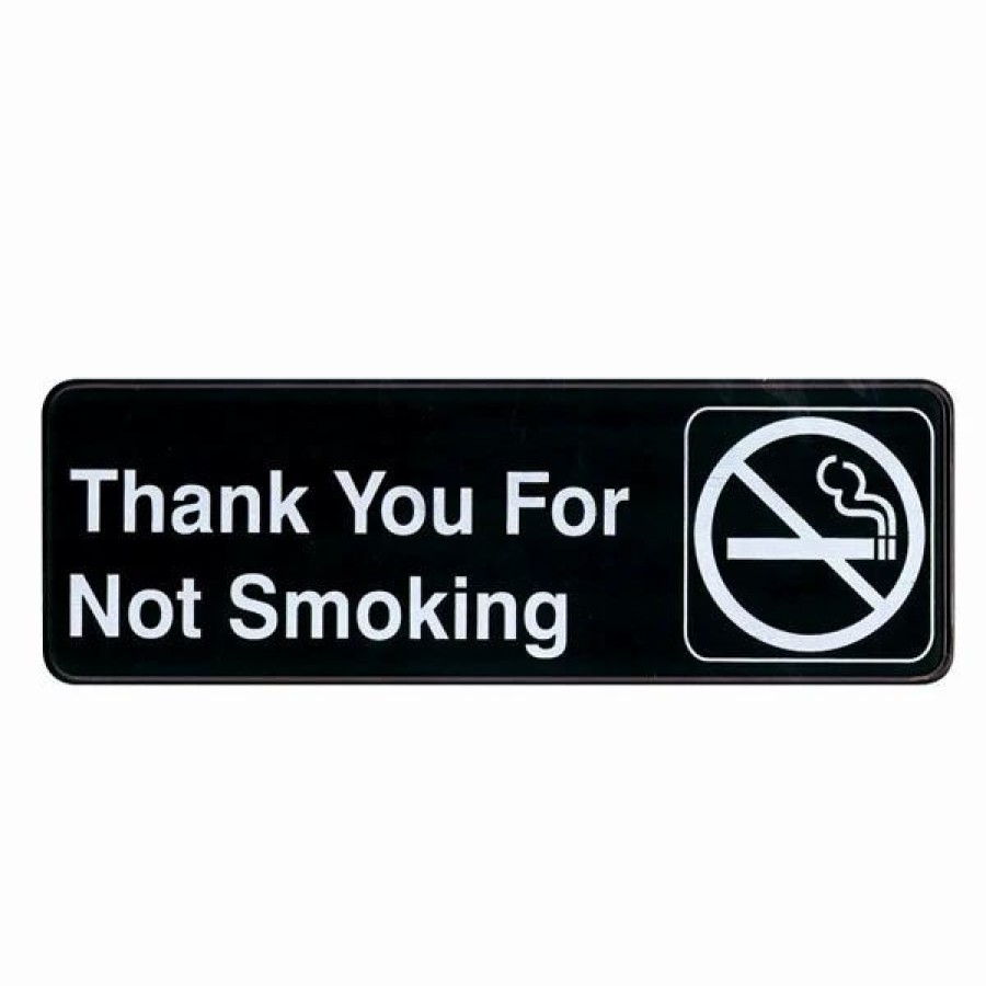 * New Barman "Thank You For Not Smoking" Sign 9 X 3 | Bar Signs