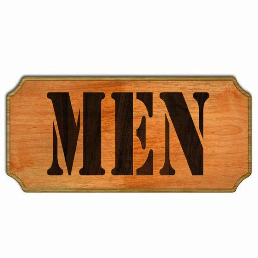 * Buy Barman Men Wood Plaque Kolorcoat Sign | Bar Signs