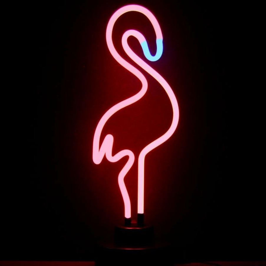 * Discount Barman Flamingo Neon Sculpture | Bar Signs