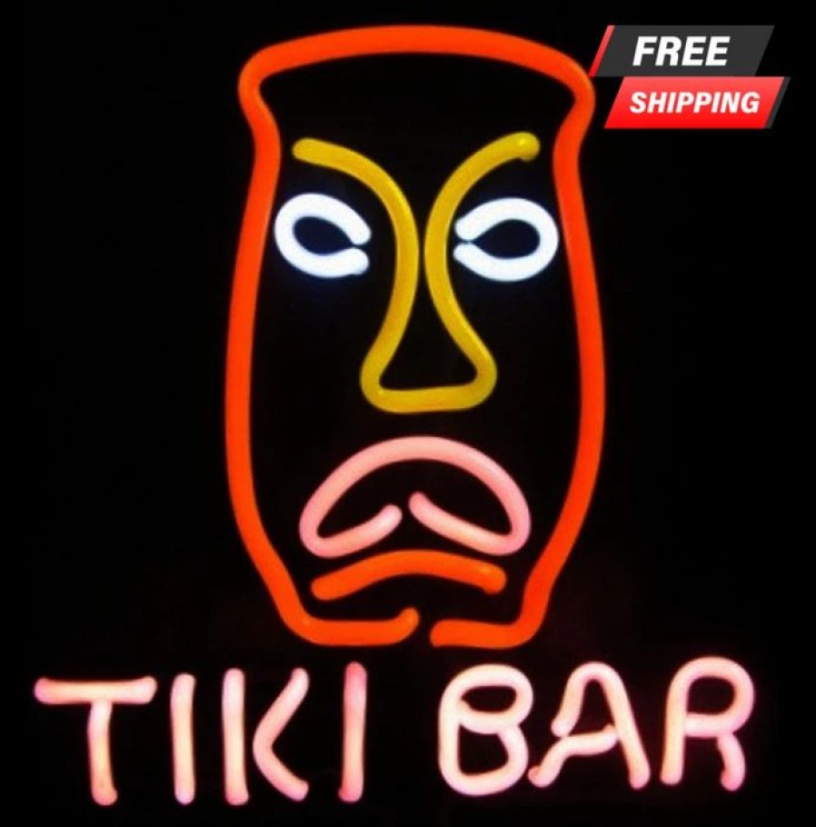 * Cheapest Barman Tiki Bar Neon Sculpture | Bar Signs