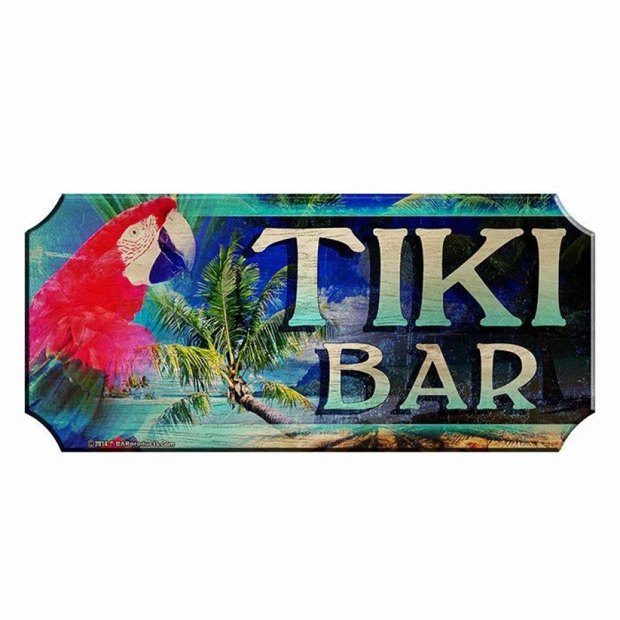 * Best Sale Barman Wood Plaque Kolorcoat Bar Sign Tiki Bar | Bar Signs