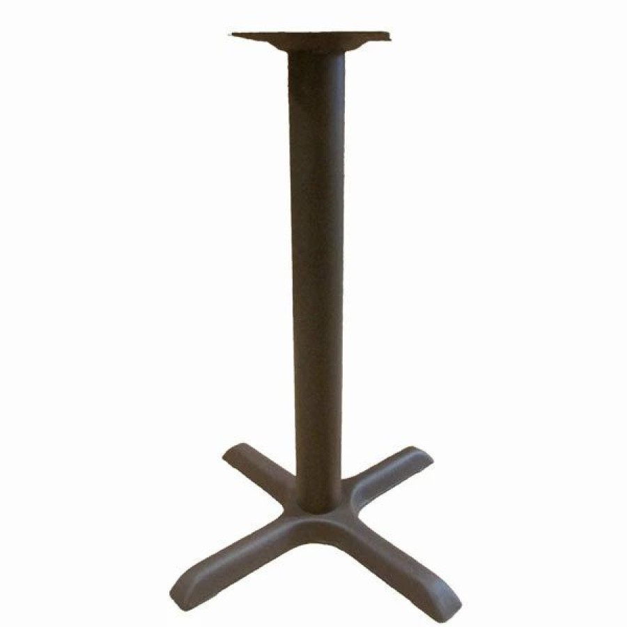 * Buy Barman Bronze Powder Coated Cross Base | Bar & Restaurant Tables