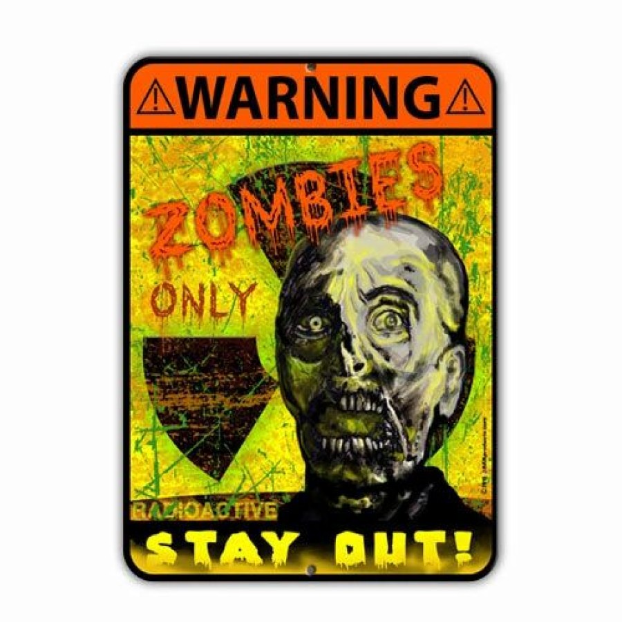 * Buy Barman "Zombie" Kolorcoat Metal Bar Signs 9 X12 | Bar Signs