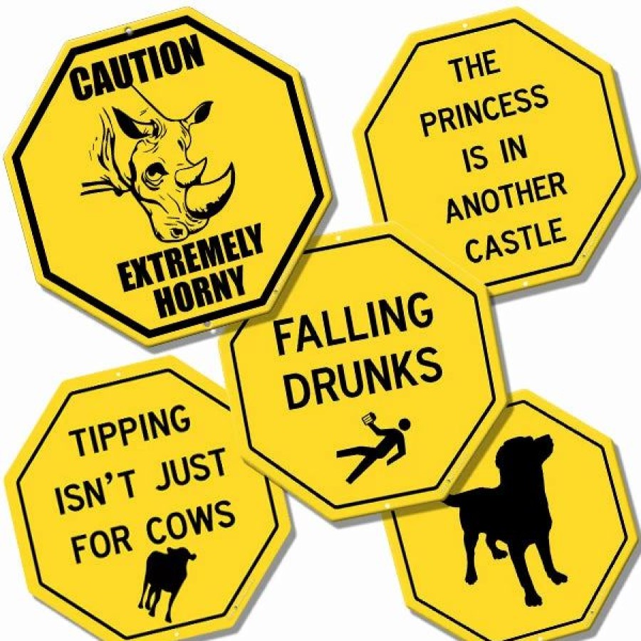 * Brand New Barman Caution Signs Kolorcoat Metal Bar Signs | Bar Signs