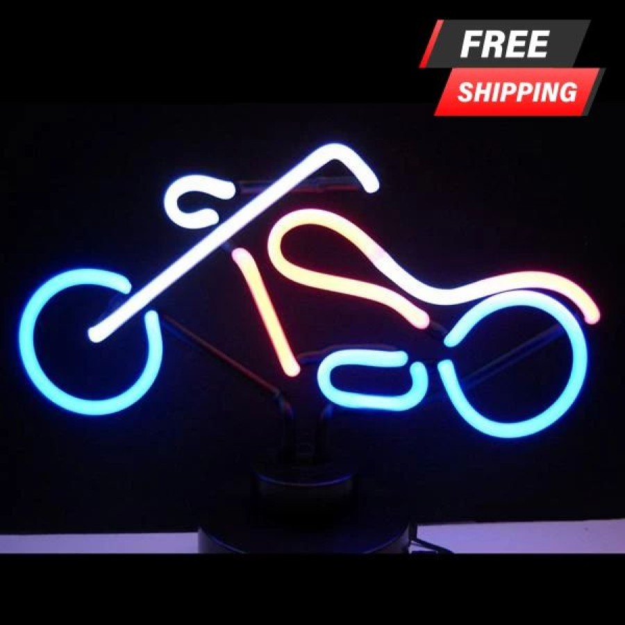 * Top 10 Barman Chopper Neon Sculpture | Bar Signs