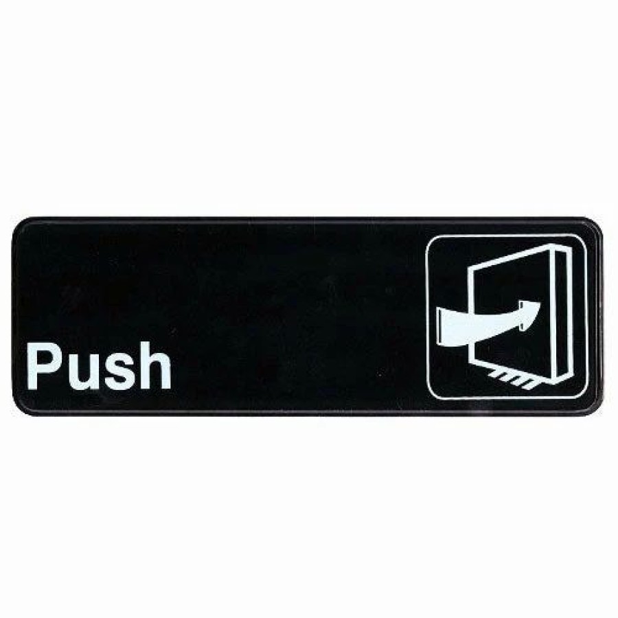 * Best Pirce Barman "Push" Sign 9 X 3 | Bar Signs