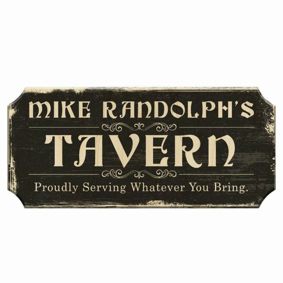 * Buy Barman Customizable Wood Plaque Sign Tavern Color Options | Bar Signs