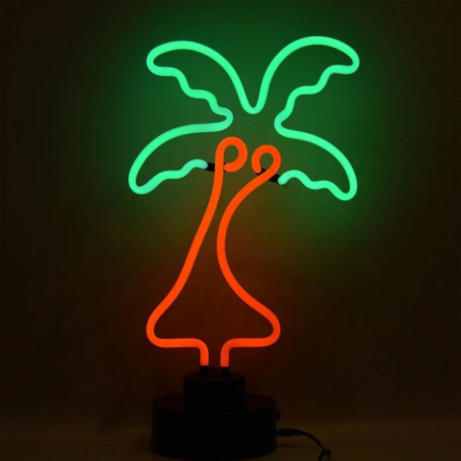 * Discount Barman Palm Tree Neon Sculpture | Bar Signs